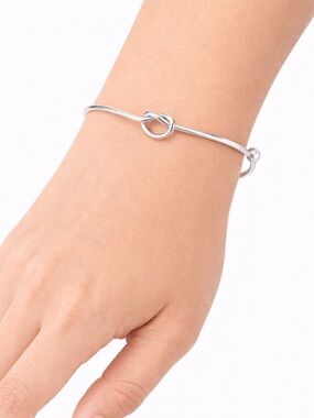 Elegant Silver Knot Bracelet STAINLESS STEEL